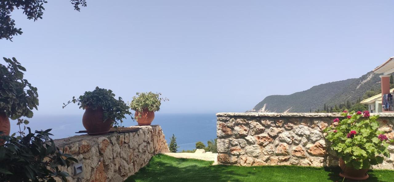 Villa Nereid Glafki - Enjoy Summer Sunsets Áyios Nikítas Esterno foto