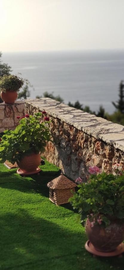 Villa Nereid Glafki - Enjoy Summer Sunsets Áyios Nikítas Esterno foto