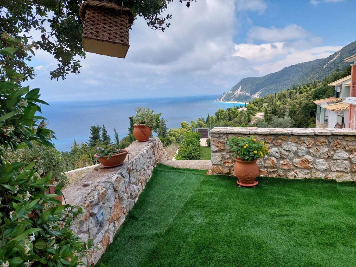 Villa Nereid Glafki - Enjoy Summer Sunsets Áyios Nikítas Esterno foto
