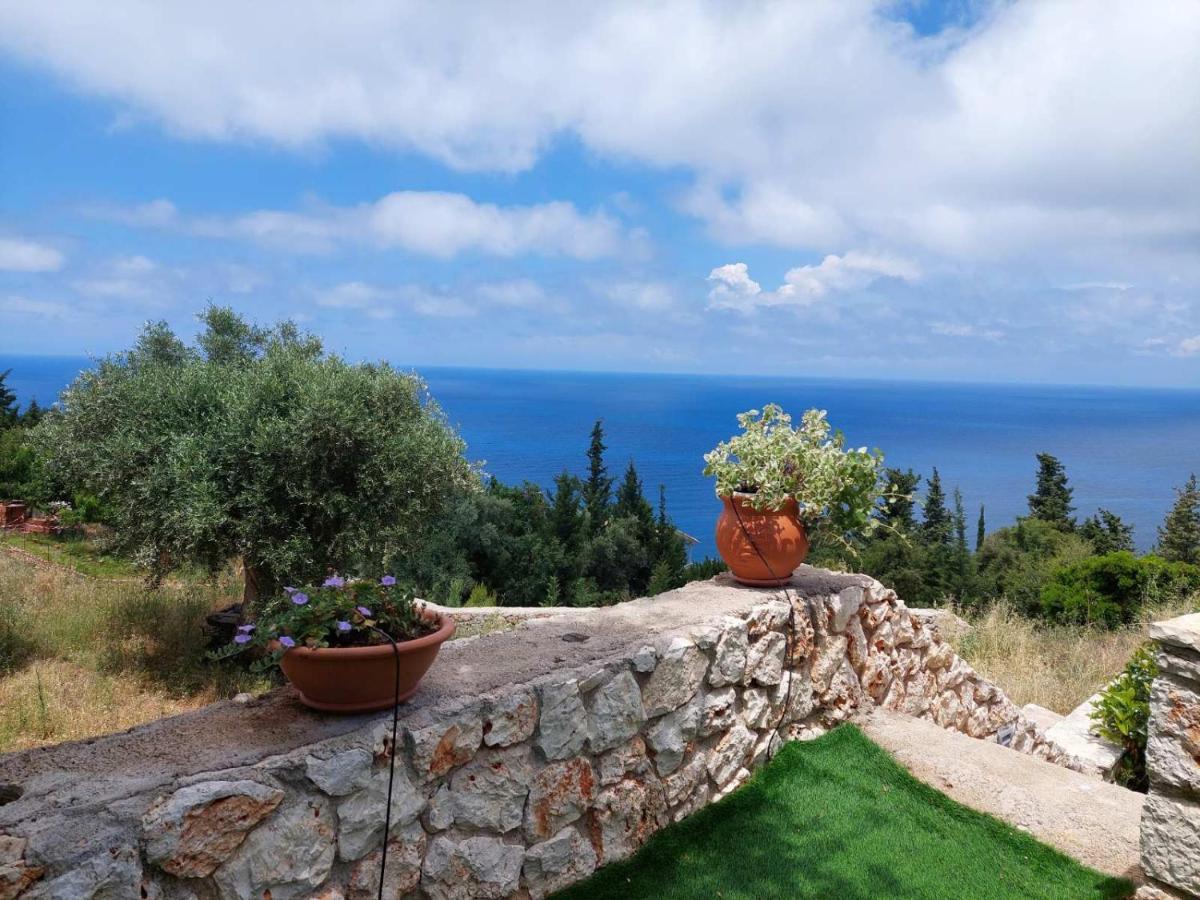 Villa Nereid Glafki - Enjoy Summer Sunsets Áyios Nikítas Esterno foto